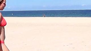 Kimber Lee Day at the Beach Blowjob in Car