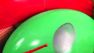Compilation of Air Ballons Latex Fetish Video