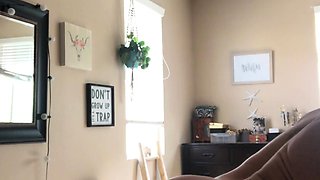 Hot blonde glamour babe solo plays to pleasure her hot body