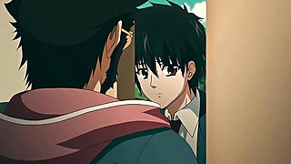 Hot blonde with huge boobs fuckes with a horny old guy, while her boyfriend is waiting for her