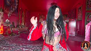 Busty Goddss Jenevieve Hexxx Belly Dances and Shows Her Amazing Curves!