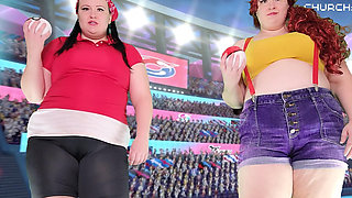 Misty and May Facesitting and Farting Battle Punishment