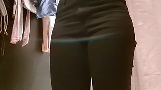 Open Curtain in the Fitting Room