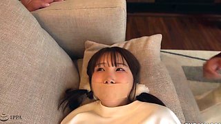 Nasty Japanese teen Yume Kyono in threesome fucking