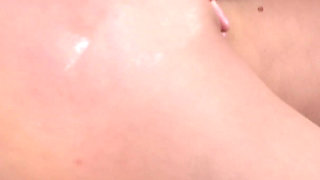 Sports Fitness Girl Was Pulled on 2 Big Dicks