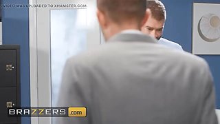 Brazzers - office sweetheart Catherine Knight nails coworker xander and chief Danny D in a steamy threesome