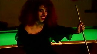 Lesbian Foursome Pussy Licking Party On The Pool Table With Jaye Milo