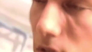 The Cuckold Husband Gives a Nice Young Cock to His Whore of a Wife