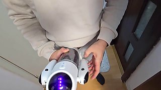 Secret Hentai Stepsister Fingering Her Pussy While Spying on Step-Fantasy Dick Pucking Masturb