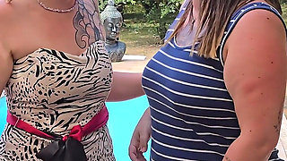 Maureen and Me Fucked Hard by Two Sports Fans on My Terrace: Big Intense Fuck