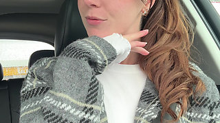 Trying Not to Cum Too Loud While I Pump My Gas