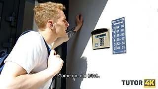 Tutor4k. mature algebra schoolteacher in nylon tights fucked by angry schoolgirl