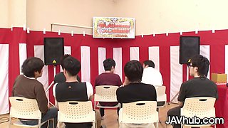 Shino Aoi Stage Handjob Pussy Lick Sauna Group Fuck