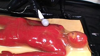 Dp loving close up hoe uses toys