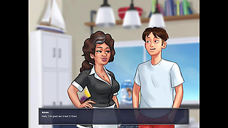 He Fuck His Horny Maid,  Sex With Maid All Gallery (18+) - Summertime Saga Gameplay