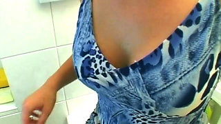 Blonde Fingers Dripping Wet Pussy in Shower