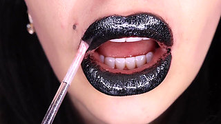Lady in black lipnosis JOI