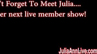 Matchless Julia Ann's shower porn