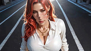 A Superhuman Redhead Escapes From a Secret Laboratory to Give Her Pussy to Tiny-dicked Incels and Save Them From Beta Virginity