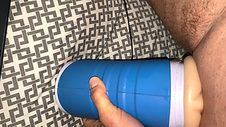 Orgasm with my autoblow
