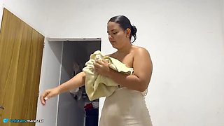 Step-Son Gets Creampie From Horny Step-Mom After Neglecting Girlfriend
