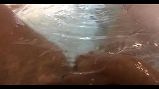 Asian Feet and Pussy in a Bathroom