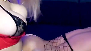 Used Hard!!! Submissive Lesbian Slut Fucked with Strap-on