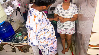 Angry Desi Maid Gets Fucked Hard by Boss in Kitchen Intense Kitchen Sex
