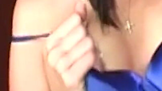 Mature Brunette MILF Sucks Gloryhole Cock Hard