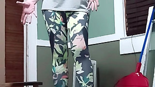 Cummming in Stepmommy's Slippers