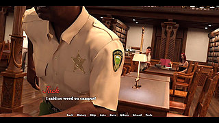 Law College - the Librarian Likes to Show Cleavage to Her Students