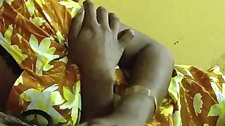 Desi Indian Wife in Yellow Dress Riding Cock - Homemade Blowjob & Cowgirl Sex