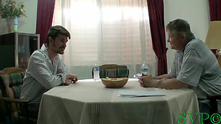 Stud From the Office Fucks My Big Tit GILF Smoking Wife