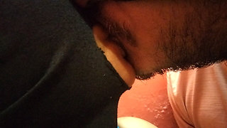 Hot Deep Lip Kiss and Doggy Style Sex