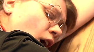 Naughty Student Punished Anally and Filled with Cum!