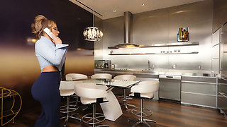Richelle Ryan Calls the Repairman and He Fixes More Than Just the TV