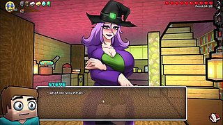 Hornycraft witch cock milking and sperm collecting