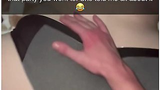 My Wifes Sister Came Over Looking For Her - Snap Chat