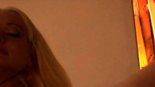 Hot blonde fetish babes fuck ass and suck dick in threesome