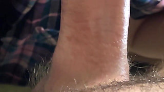 She Sucks Cock and Moans Loudly While Masturbating. Gets a Huge Load of Cum in Her Mouth and Continues to Moan with Pleasure.