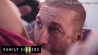 Family Sinners - Blonde Stepdaughter Lily Larimar Seduces Stepdad Ryan Mclane For Hardcore Hotel Sex