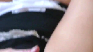 POV Finger Fucking in French Maid Cosplay Roleplay Orgasm