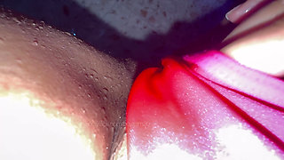 Young girl beats him. The urge to touch herself and has an orgasm