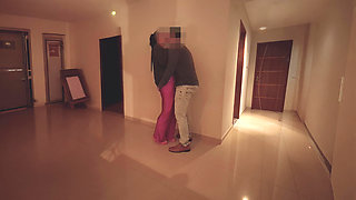 Hotwife Fucked at Building Party - Cum in Mouth