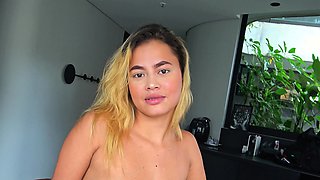 Amateur Latina Teen Blows MONSTER COCK