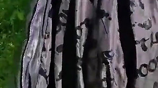 Outdoor Deepthroat, Rough Facefucking and Cum All Over My Downjacket