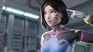 D.va - Pop Star Contract BBC 3D Overwatch Porn