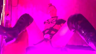 Latex Dominatrix - Strap-on, Whip & Absolute Obedience Tease