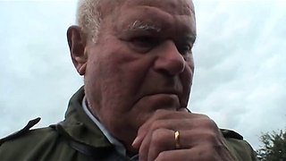 Old Man Fucks Broken-Down Car Girl in Outdoor Rescue