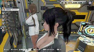 Big titty adventure in Operation Lovecraft featuring some serious ass action